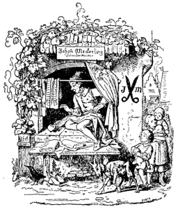 Vom tapfern Schneiderlein (1857): Illustration von Ludwig Richter / Quelle: Grimm-Bilder Wiki