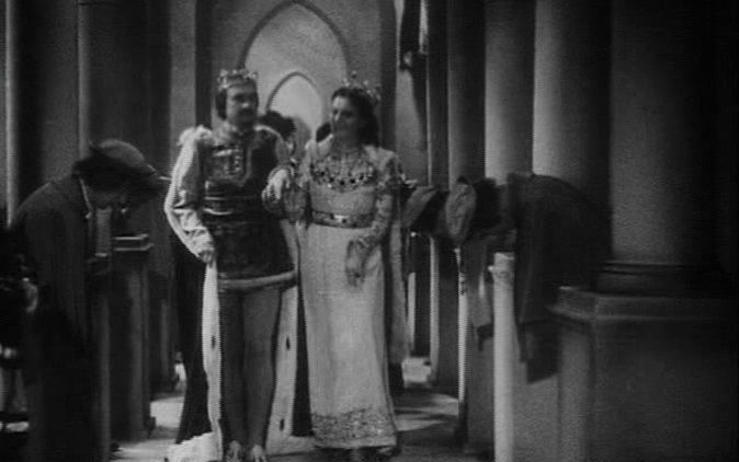 Schneewittchen und die sieben Zwerge (D 1939): Guter König (Walter Kynast), böse Königin (Elisabeth Wendt) / © Schongerfilm