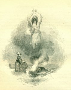 Der Fischer und der Dschinni: Illustration von John Orrin Smith (um 1840) / Quelle: Wikipedia