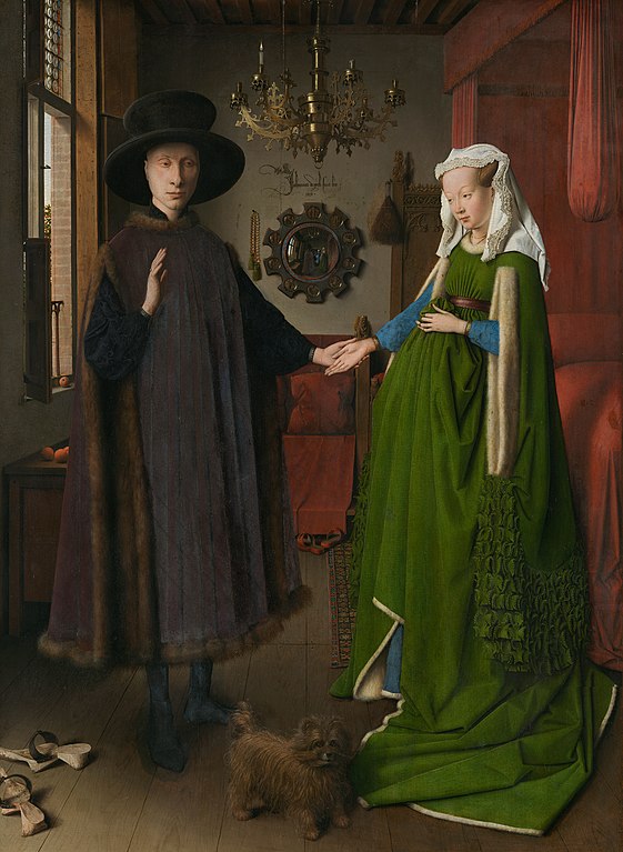 Arnolfini-Hochzeit (1434): Sie stammt vom flämischen Maler Jan van Eyck / Quelle: Wikimedia Commons