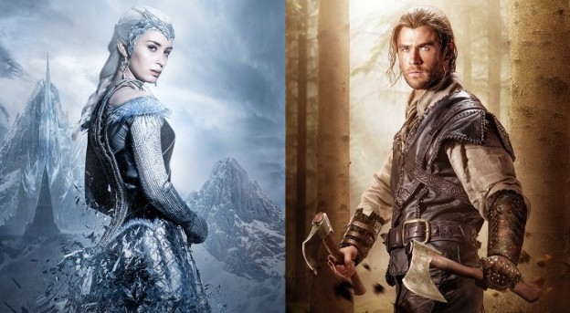 Ice Queen Freya (Emily Blunt) und Huntsman Eric (Chris Hemsworth) / © Universal Pictures